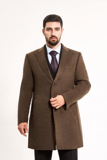 Пальто MAZALTOVMAN премиум Коричневое