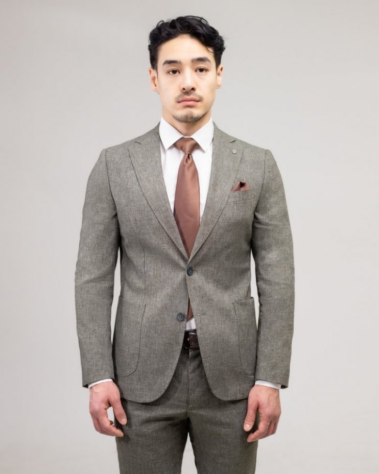 Костюм 2-ка Mazaltovman серый фактурный