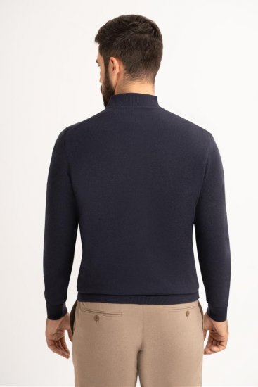 Поло ХЛФ Синее с пуговицами