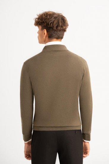 Поло ХЛФ Хаки с пуговицами