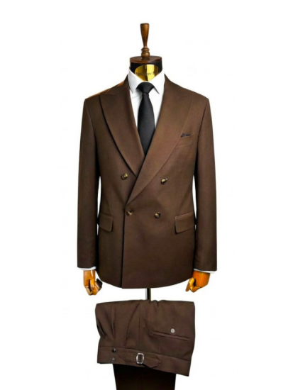 Костюм РБР 2-ка Двубортный Светло-коричневый