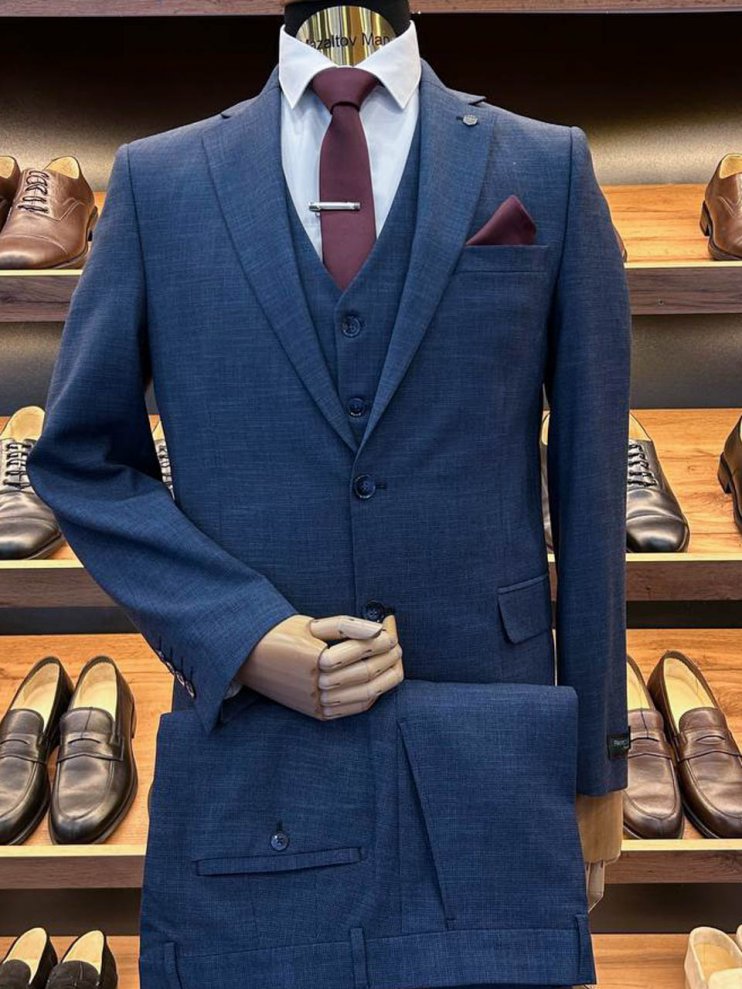 Костюм ФРК 3-ка Синий фактурный