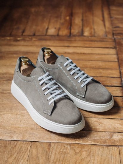 Кеды MAZALTOVMAN Серые из нубука